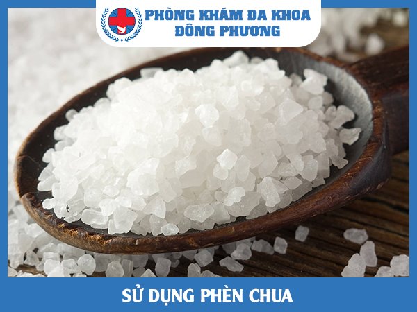 Chữa nấm da bằng phèn chua