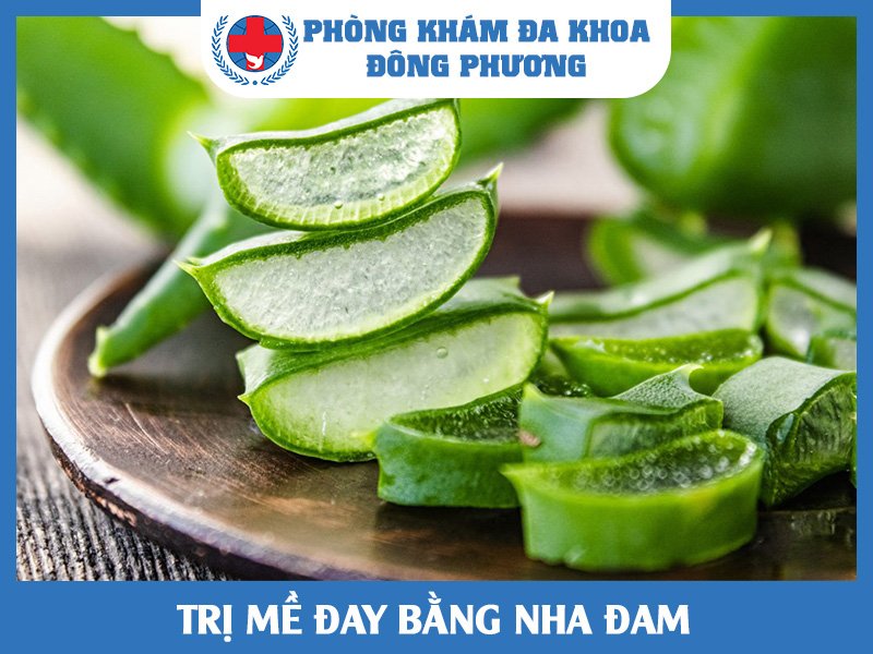 Trị mề đay bằng nha đam